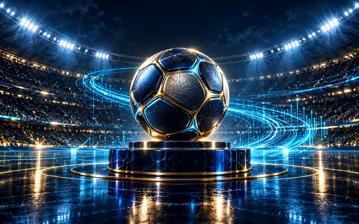 Safir ışıklı premium spor bahisleri sahnesi